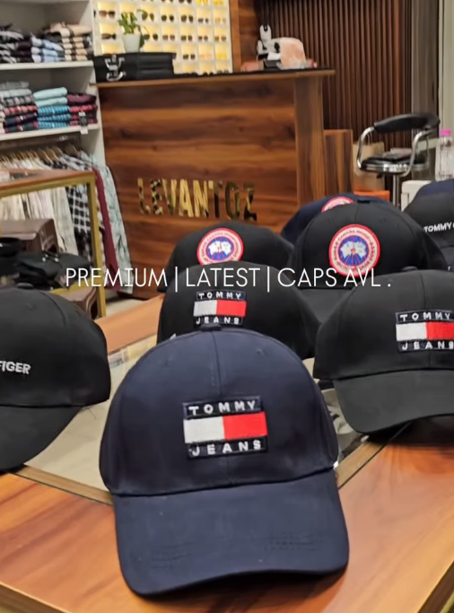 Tommy Jeans and Canada Goose Style Caps in Store