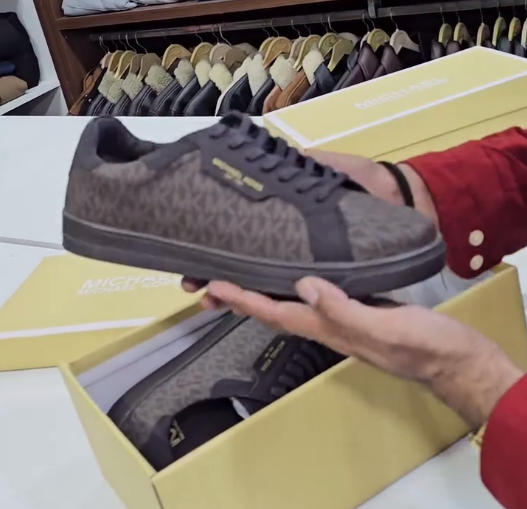 Michael Kors Designer Monogram Luxury Sneakers