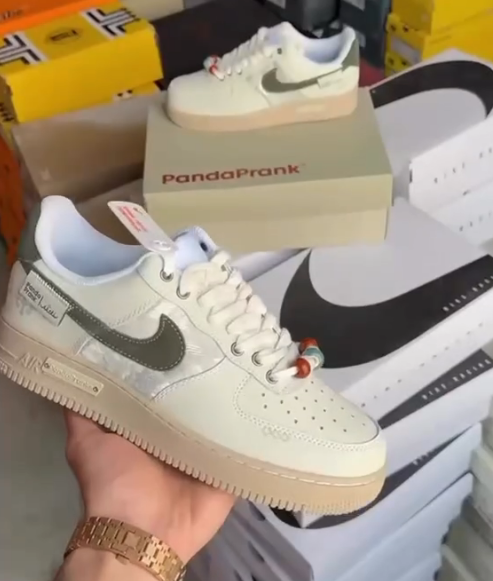 Nike Air Force 1 PandaPrank Custom Sneakers