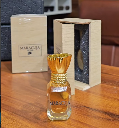Maracuja Attar Royal Golden Bottle and Box